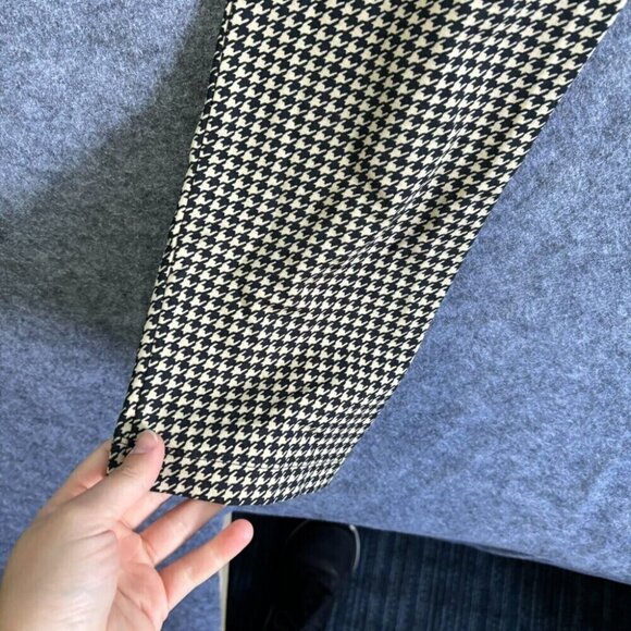 J McLaughlin Women's Pull on Pants 14 Pattern Tan Black Skinny Legging Rayon 390 - Picture 12 of 14